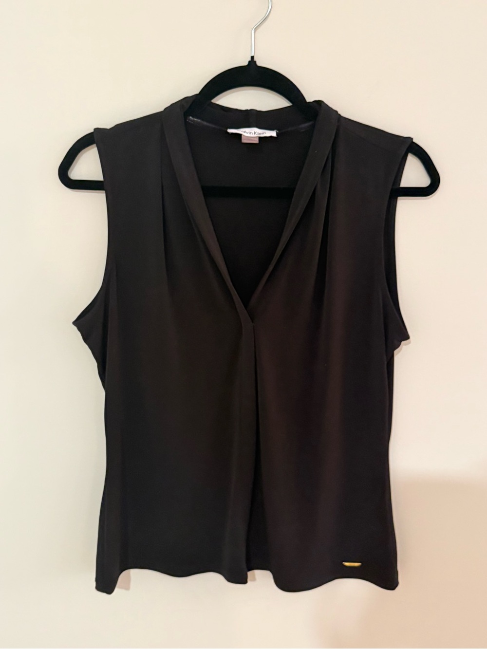 Calvin Klein Black Sleeveless Top